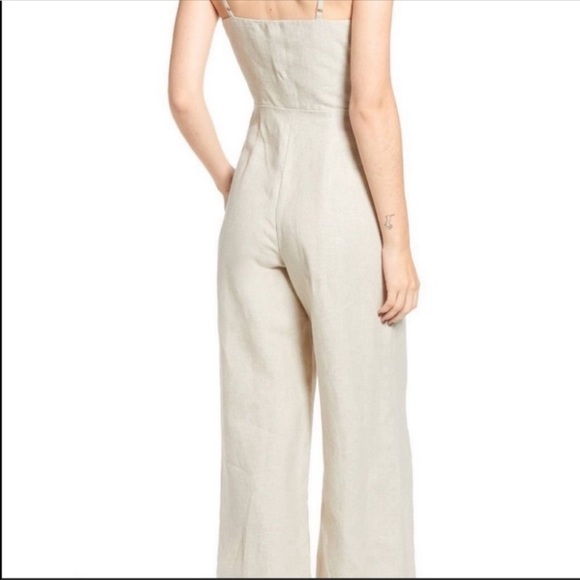 SOLD Reformation Torta Linen Jumpsuit - Picture 2 of 7